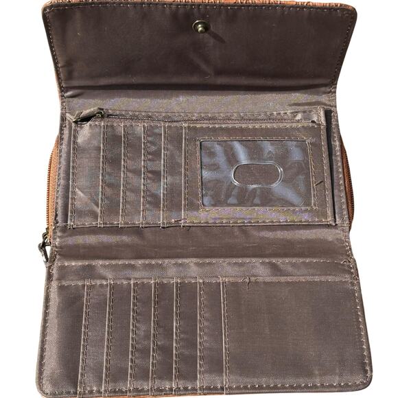 Brown B.O.C Western Wallet - Picture 4 of 7